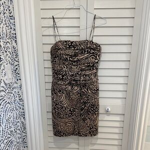 Animal Print Spaghetti Strap Dress
